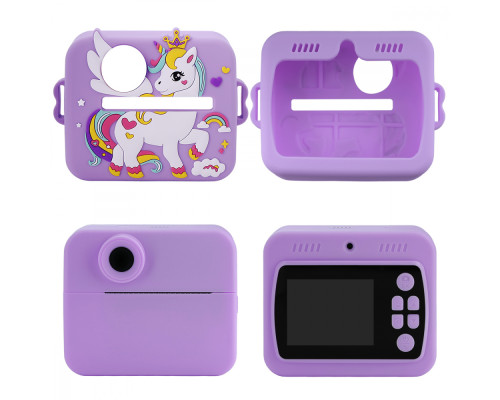 Дитяча фотокамера моментального друку Rainbow pink 2003000228281