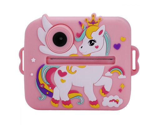Дитяча фотокамера моментального друку Rainbow pink 2003000228281
