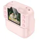 Фотоапарат дитячий з друком HOCO DV211 Dual camera children printing camera pink mag-6942007663199145107
