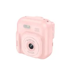 Фотоапарат дитячий з друком HOCO DV211 Dual camera children printing camera pink mag-6942007663199145107