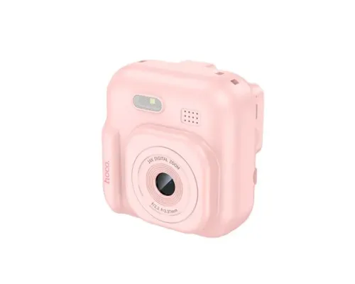 Фотоапарат дитячий з друком HOCO DV211 Dual camera children printing camera pink mag-6942007663199145107