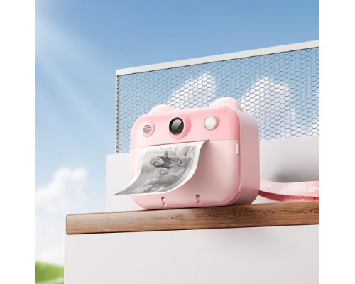 Фотоапарат дитячий з друком HOCO DV204 Dual-camera children printing camera Pink mag-6942007638654138138