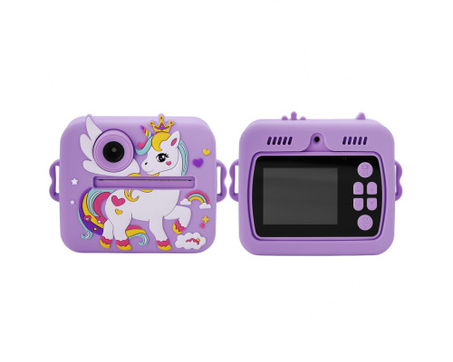 Дитяча фотокамера моментального друку Rainbow purple 2003000228274
