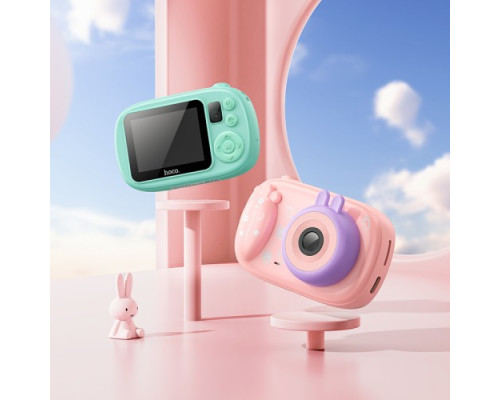 Фотоапарат дитячий HOCO DV205 Dual-camera children camera Blue mag-6942007638661138139