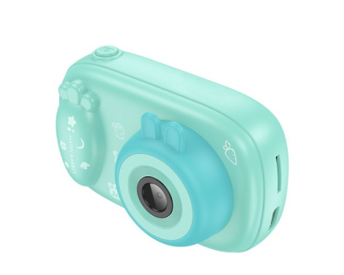 Фотоапарат дитячий HOCO DV205 Dual-camera children camera Blue mag-6942007638661138139