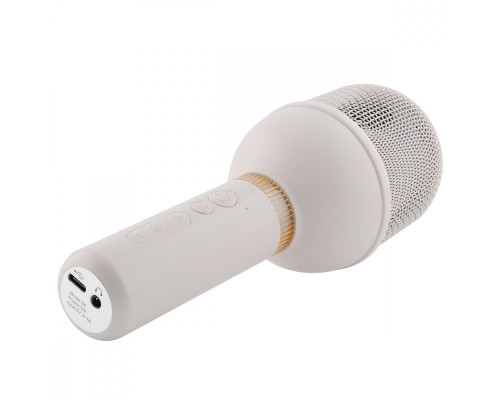 Караоке мікрофон Sound Wawe beige 2003000172782