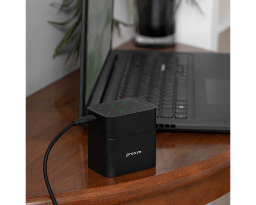 Зарядний Пристрій з Акумуляторними Батарейками Proove Compact Station 8pcs (4xAAA + 4xAA) black 2003000300246 6901116307882