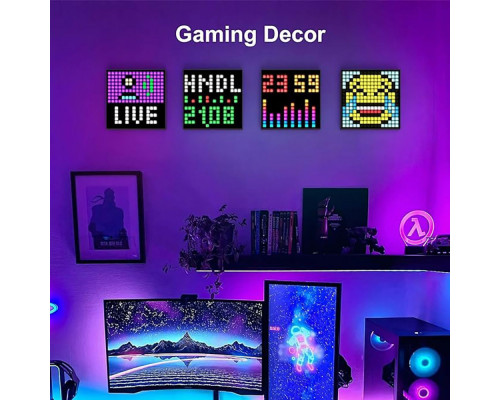 Розумний піксельний дисплей 16x16 pixels black