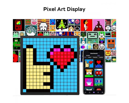 Розумний піксельний дисплей 16x16 pixels black