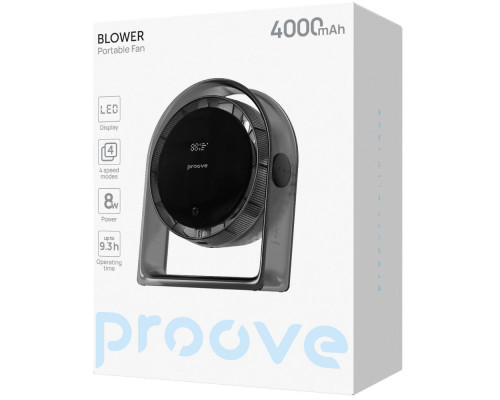 Портативний вентилятор Proove Blower gray 2003000312324 6901116225544