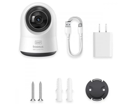 Камера Baseus Security P1 Pro Indoor 3K (Adapter not Included) white 2003000198058 6932172662424