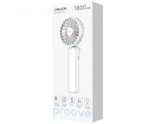 Портативний вентилятор Proove Carlson white 2003000310184 6901114704751