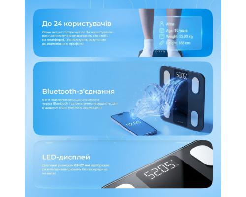 Смарт-ваги Proove Metrix gray 2003000310160 6901116402990