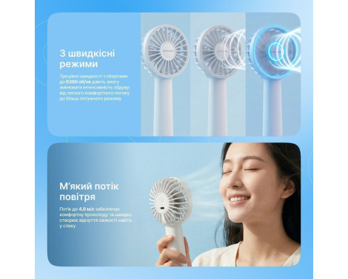 Портативний вентилятор Proove Carlson Lite white 2003000310177 6901111883404