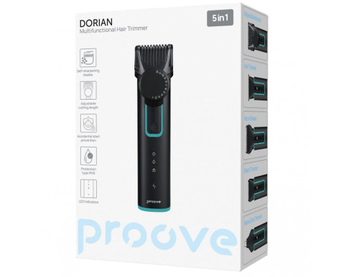 Універсальний тример Proove Dorian 5in1 black 2003000293258 6901119081390