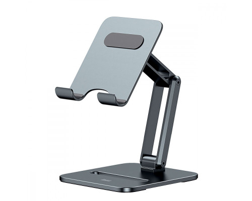 Підставка для планшету Baseus Desktop Biaxial Foldable Metal Stand gray