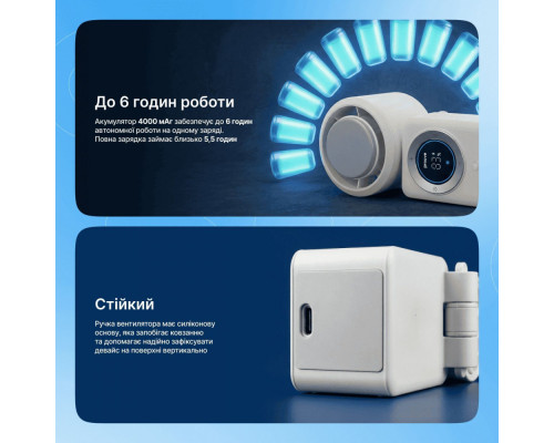 Портативний вентилятор Proove IceBerg blue 2003000312300 6901113013564