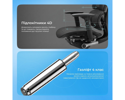 Ергономічне крісло Proove CEO black 2003000319156 6901116688332