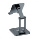 Підставка для телефону Baseus Desktop Biaxial Foldable Metal Stand gray