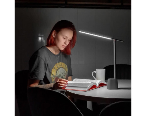 Настільна лампа Baseus Smart Eye Series Charging Folding (Smart Light) gray 2001000387366 6953156204997