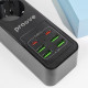 Мережевий фільтр Proove Power Strip P-03 (3 розетки + 4 USB + 2 Type-C) 2М black 2001000645053 6900111991225