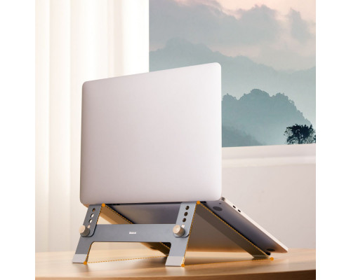 Підставка для ноутбука Baseus UltraStable Series Stand (4-Gear Adjustable) gray 2003000229653 6932172630454