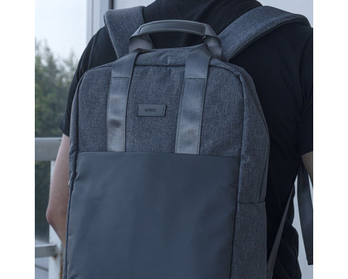 Портфель WIWU Minimalist Backpack 15,6" gray