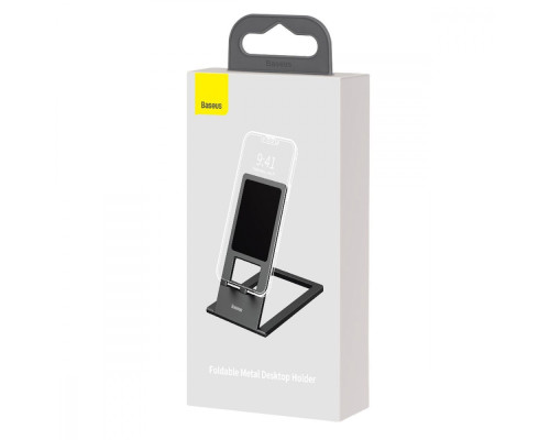 Підставка для телефону Baseus Foldable Metal gray 2001001042158 6932172605896