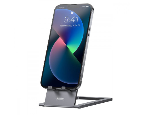 Підставка для телефону Baseus Foldable Metal gray 2001001042158 6932172605896