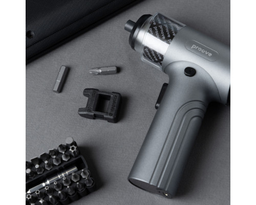 Багатофункціональний набір електричних викруток Proove Driller 36in1 gray 2003000300239 6901118503572