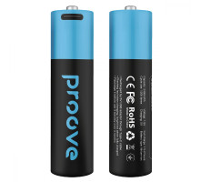 Акумуляторні батарейки Proove Compact Energy AA 2 pcs black 2001001802387 6901115783786