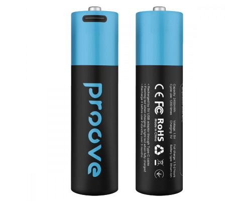 Акумуляторні батарейки Proove Compact Energy AA 2 pcs black 2001001802387 6901115783786