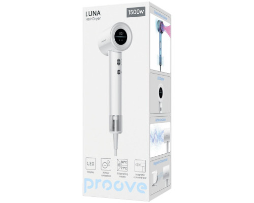 Фен Proove Luna (1500W) white 2003000315554 6901115407163