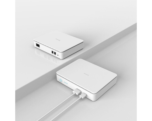 Портативне джерело безперебійного живлення Proove Mini DC UPS 35W 15600mAh white 2003000214949 6901111338522