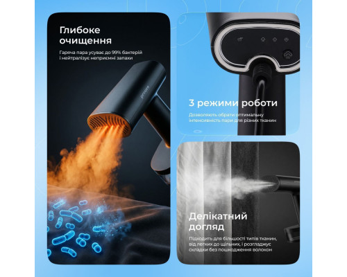 Відпарювач Proove Mistia (1640W) black 2003000302011 6901115467587