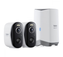 Набір камер Baseus Security 2K N1 Plus Outdoor (2pcs) white