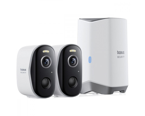 Набір камер Baseus Security 2K N1 Plus Outdoor (2pcs) white