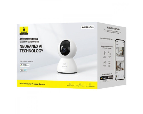 Камера Baseus Security P1 Indoor 3K white 2003000211153 6932172662479
