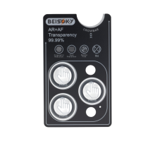 Захисне скло камери BEISOKY PVD для iPhone 17 Pro, 17 Pro Max silver PLS-00-00149034