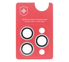 Захисне скло камери +NEU Chatel Metal Frame для Apple iPhone 17 Pro, 17 Pro Max silver PLS-00-00154988