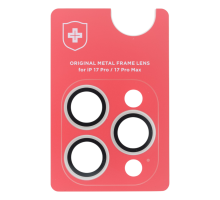 Захисне скло камери +NEU Chatel Metal Frame для Apple iPhone 17 Pro, 17 Pro Max transparent PLS-00-00154989