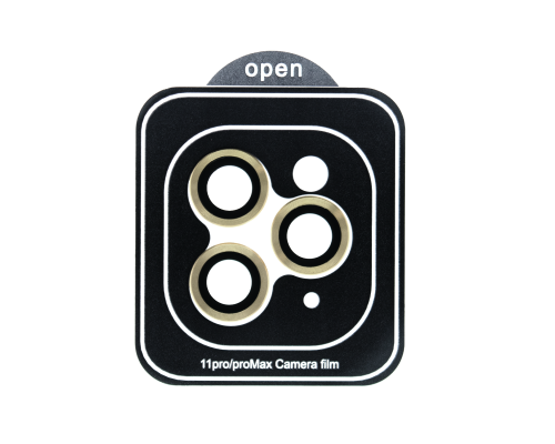 Захисне скло камери GERMES для Apple iPhone 11 Pro, 11 Pro Max gold PLS-00-00105031