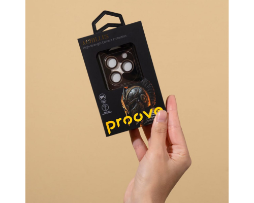 Захисне скло камери Proove Achilles для iPhone 15 Pro, 15 Pro Max dark blue PLS-00-00158442