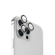 Захисне скло камери +NEU Chatel Metal Frame для Apple iPhone 15 Pro, 15 Pro Max silver PLS-00-00154982