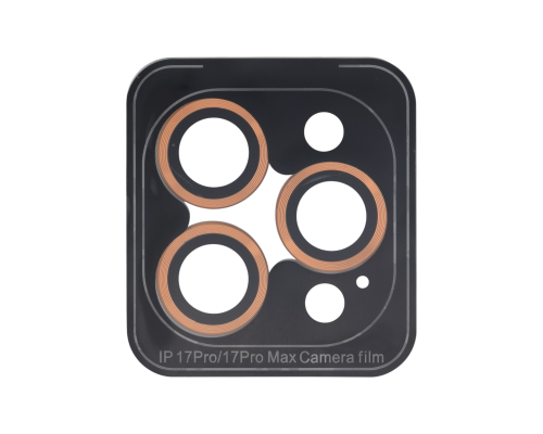 Захисне скло камери GERMES для iPhone 17 Pro, 17 Pro Max cosmic orange PLS-00-00157853