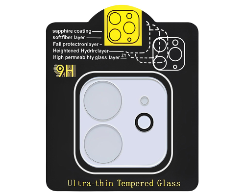 Захисне скло камери для iPhone 12 (0.3мм 2.5D) clear PLS-00-00070765