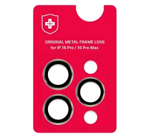 Захисне скло камери +NEU Chatel Metal Frame для Apple iPhone 16 Pro, 16 Pro Max natural PLS-00-00154985