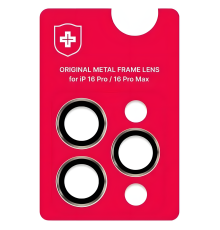 Захисне скло камери +NEU Chatel Metal Frame для Apple iPhone 16 Pro, 16 Pro Max natural PLS-00-00154985