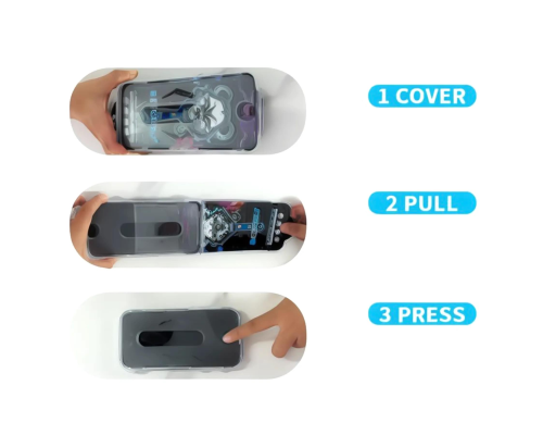 Захисне скло BEISOKY Magic Box ESD Apple iPhone 17 Pro Max Full Glue black PLS-00-00145804