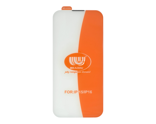 Захисне скло WEADDU Diamond FT Apple iPhone 15, 16 4D clear PLS-00-00156196